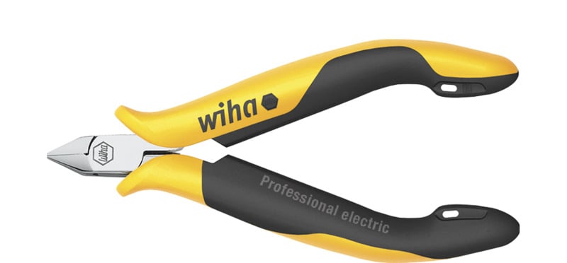 WIHA WERKZEUGE - Seitenschneider Professional ESD schmaler, spitzer Kopf mit kleiner Wate, 115mm