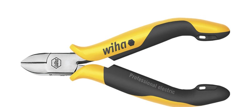 WIHA WERKZEUGE - Seitenschneider Professional ESD breiter, halbrunder Kopf mit Wate, 115mm
