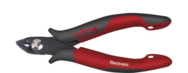 WIHA WERKZEUGE - Schrägschneider Electronic breiter, spitzer Kopf ohne Wate, 130mm