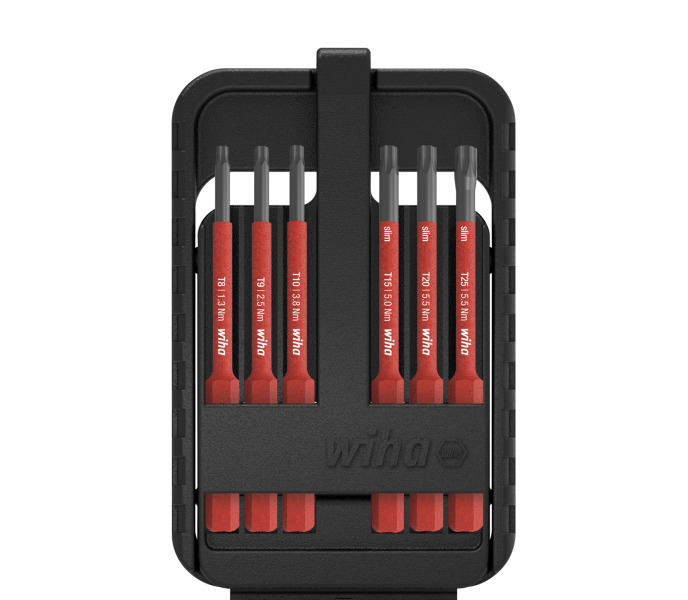 WIHA WERKZEUGE - Bit Set slimBit electric TORX 7-tlg. inkl. slimBit-Box