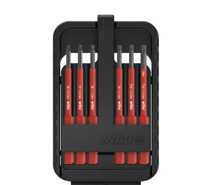 WIHA WERKZEUGE - Bit Set slimBit electric TORX 7-tlg. inkl. slimBit-Box