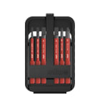 WIHA WERKZEUGE - Bit Set slimBit electric Schlitz, Pozidriv 7-tlg. inkl. slimBit-Box