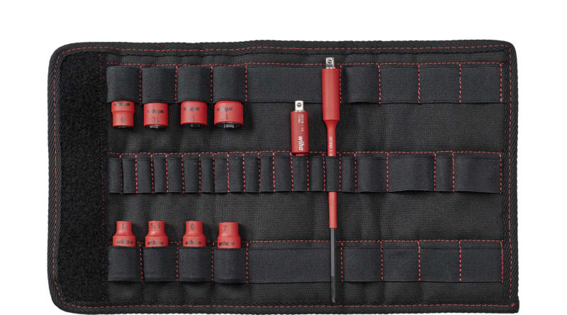 WIHA WERKZEUGE - Steckschlüsseleinsatz 1/4'' Set TorqueVario-S electric 11-tlg