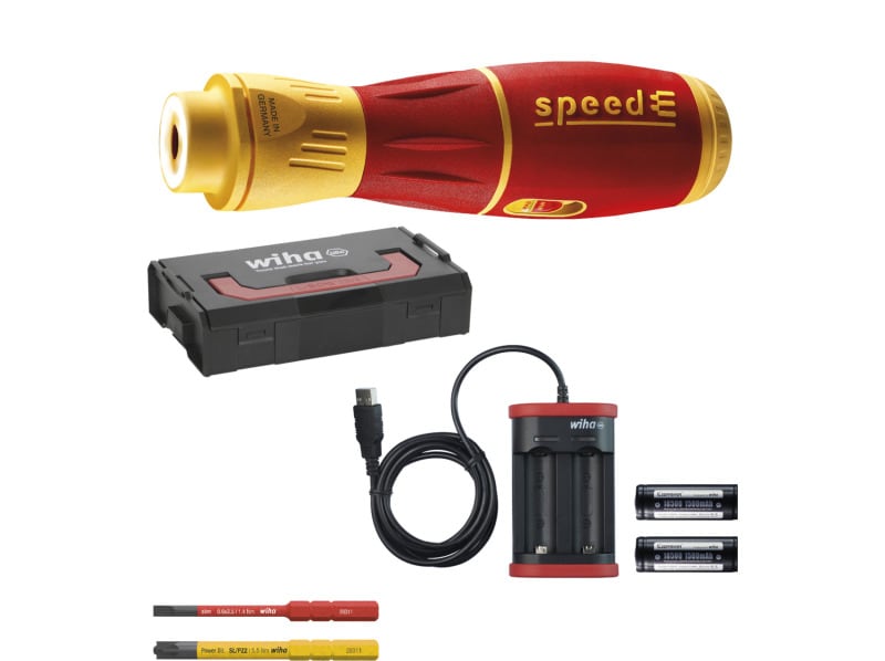 WIHA WERKZEUGE - E-Schraubendreher speedE II electric 7-tlg