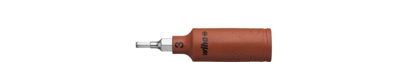 WIHA WERKZEUGE - Steckschlüsseleinsatz isoliert 1/4'' Innen6-Kant , 3x65mm