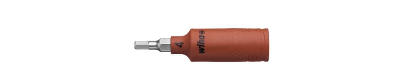 WIHA WERKZEUGE - Steckschlüsseleinsatz isoliert 1/4'' Innen6-Kant , 4x65mm