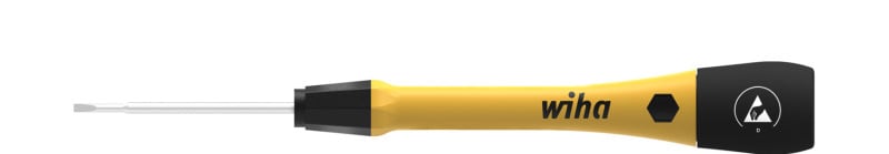 WIHA WERKZEUGE - Feinschraubendreher PicoFinish ESD Schlitz, 2x40mm