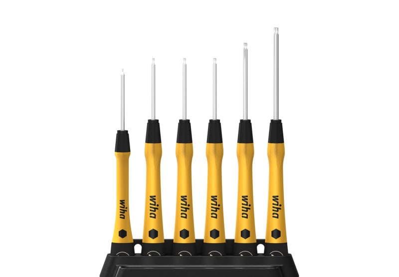 WIHA WERKZEUGE - Feinschraubendreher Set PicoFinish ESD TORX 7-tlg. inkl. Halter