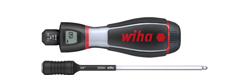 WIHA WERKZEUGE - Drehmoment-Schraubendreher iTorque mit Digitalskala, 1-5Nm
