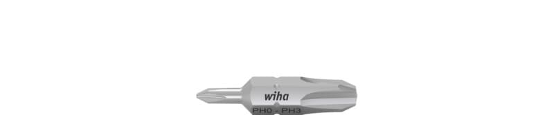 WIHA WERKZEUGE - Bit Set Doppelbit Phillips 10-tlg. in Box, PH0-PH3 30mm
