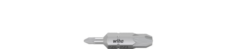 WIHA WERKZEUGE - Bit Set Doppelbit Pozidriv 10-tlg. in Box, PZ0-PZ3 30mm