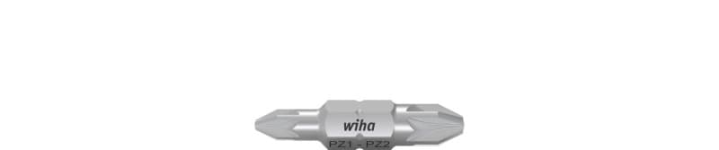 WIHA WERKZEUGE - Bit Set Doppelbit Pozidriv 10-tlg. in Box, PZ1-PZ2 30mm