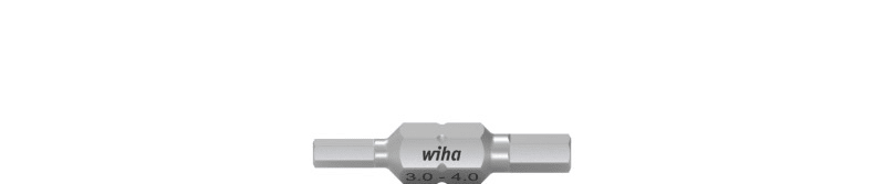 WIHA WERKZEUGE - Bit Set Doppelbit Innen6-Kant 10-tlg. in Box, 3-4 30mm
