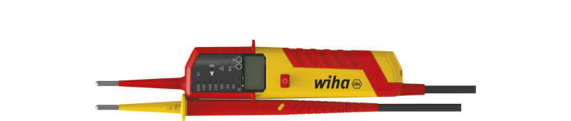 WIHA WERKZEUGE - Spannungs- und Durchgangsprüfer 12 – 1.000 V AC, CAT IV  inkl. 2x AAA-Batterien
