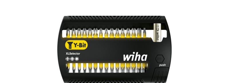 WIHA WERKZEUGE - Bit Set XLSelector Y-Bit 25mm Phillips, Pozidriv, TORX 32-tlg. 1/4''