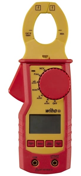 WIHA WERKZEUGE - Strommesszange bis 1.000 V AC, CAT IV inkl. 2x AAA-Batterieninkl. 2x AAA-Batterien