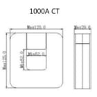 SOLAREDGE - 1000A Klapp-Stromwandler 50Hz 52 x 52 mm / 120 x 125 mm