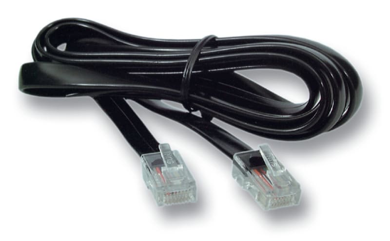 EFB - Modularkabel schwarz, RJ12 (6/6) - RJ45 (8/8), Belegung s. Text, 3,0 m