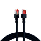 EFB - RJ45 Patchkabel S/FTP,Cat.6 5.0m schwarz, halogenfrei