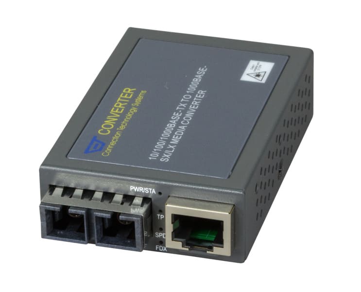 EFB - Kompakt Media Konverter RJ45-SC, 550m, MM, Gigabit Ethernet