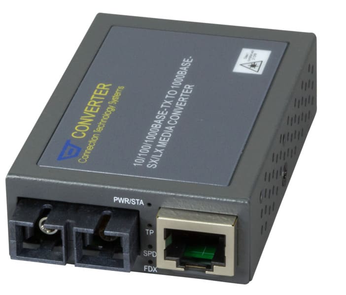 EFB - Kompakt Media Konverter RJ45-SC, 10km, SM, Gigabit Ethernet