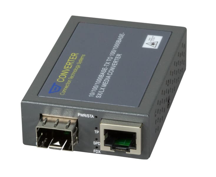 EFB - Kompakt Media Konverter RJ45-SFP, 100/1000Mbps