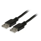 EFB - USB2.0 Anschlusskabel A-A, St.-St., 0,5m, schwarz Classic