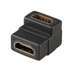 EFB - HDMI Adapter A<>A Bu-Bu schwarz 90°gewinkelt