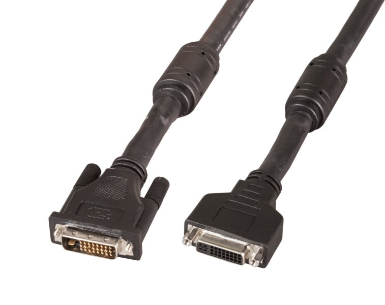 EFB - DVI Verlängerung DVI-D (24+1)- DVI-D (24+5) St-Bu 5m sw