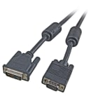 EFB - DVI- VGA Kabel DVI-A (12+5)- HD15 St-St 5m Ferrit sw