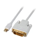 EFB - Mini-Display Port - DVI Kabel, St-St, 1m, weiß