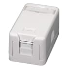 EFB - Keystone Verteilerbox Aufputz, 2-Port, Staubschutz selbstschließend