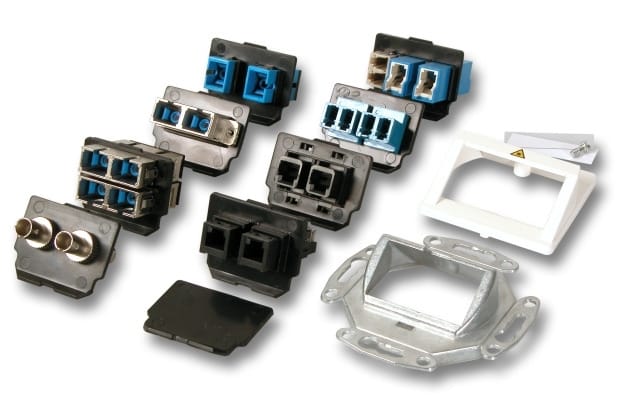 EFB - LWL-Dose Multi System 50x50mm RAL9010