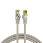 EFB - RJ45 Patchkabel S/FTP, Cat.6A, LSZH, Cat.7 Rohkabel, 1m, grau