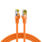 EFB - RJ45 Patchkabel S/FTP, Cat.6A, LSZH, Cat.7 Rohkabel, 1m, orange