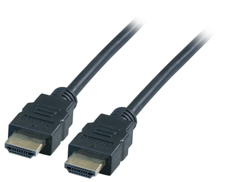 EFB - HighSpeed HDMI™ Kabel with Ethernet 4K30Hz, A-A St-St, 15m, schwarz