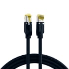 EFB - RJ45 Patchkabel S/FTP, Cat.6A, PUR, Cat.7 Rohkabel, TM31, 5m, schwarz