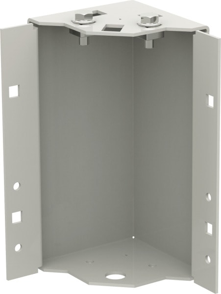 EFB - 4 Sockelecken, fix, H=200 mm, RAL7035, für Schrankserie PRO