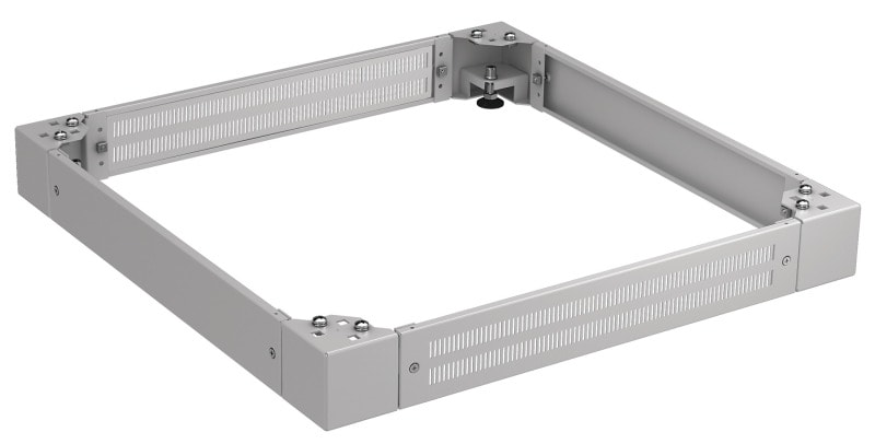 EFB - Sockel 800x800, H=100 mm, PERF, RAL7035, für Schrankserie PRO