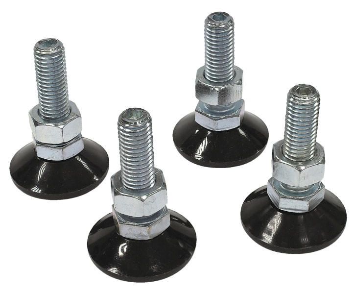 EFB - Nivellierfüsse M12, Set a 4 Stück, für Schrankserie PRO