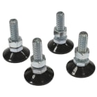 EFB - Nivellierfüsse M12, Set a 4 Stück, für Schrankserie PRO
