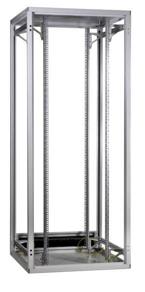 EFB - Netzwerkschrank PRO 42HE, 600x600 mm, RAL7035, Modular = ohne Türen u. SW