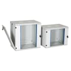 EFB - 19`` Wandgehäuse 6HE, fest, 1-teilig, RAL7035, Tiefe 400 mm
