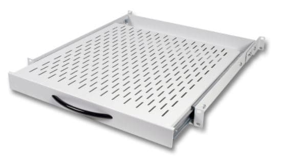 EFB - 19'' Fachboden ausziehbar 750mm für 1000mm Schränke RAL 9005