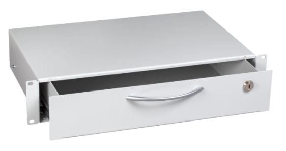 EFB - 19'' Dokumentenschublade abschließbar 2HE RAL7035