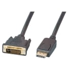EFB - DisplayPort/DVI Kabel, A-A St-St, 2m, schwarz