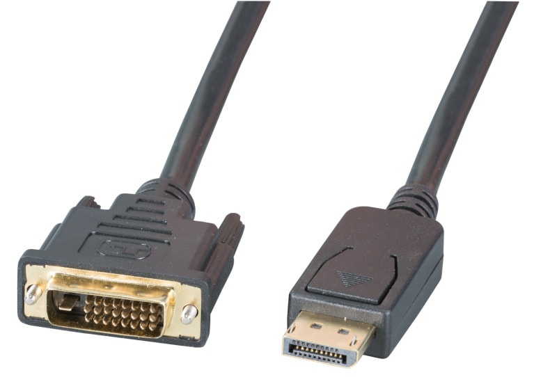 EFB - DisplayPort/DVI Kabel, A-A St-St, 3m, schwarz