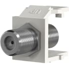 EFB - Keystone mit F-Verbinder weiß