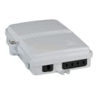EFB - FTTH IP65 Anschlussbox für 4Fasern, 4Kupplungen und Faserüberlängenaufnahme
