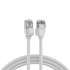 EFB - RJ45 Patchkabel U/FTP, Cat.6A, Rohkabel TPE 4,0mm ultraflex, 0,25m, weiß